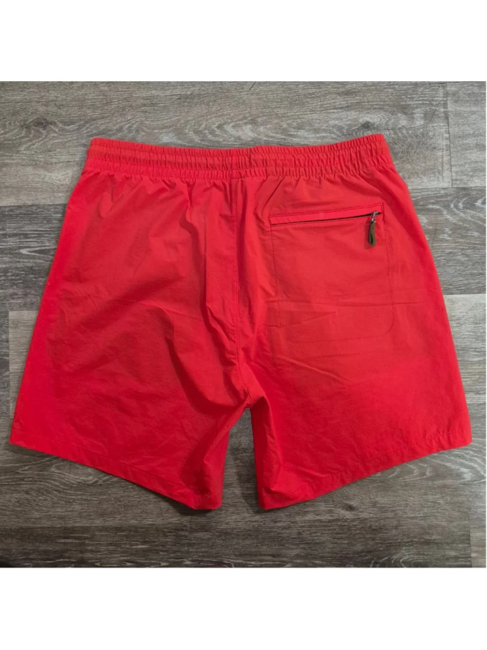Men's Bonobos Athletic Shorts M Red with Black Drawstring